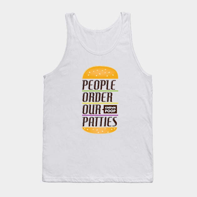 Poop! Tank Top by Oneskillwonder